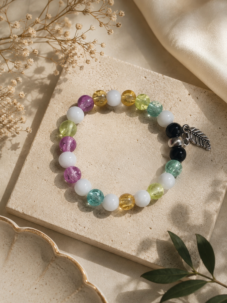 Pastel Harmony Charm Bracelet