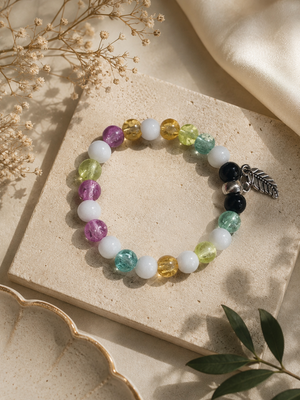Pastel Harmony Charm Bracelet