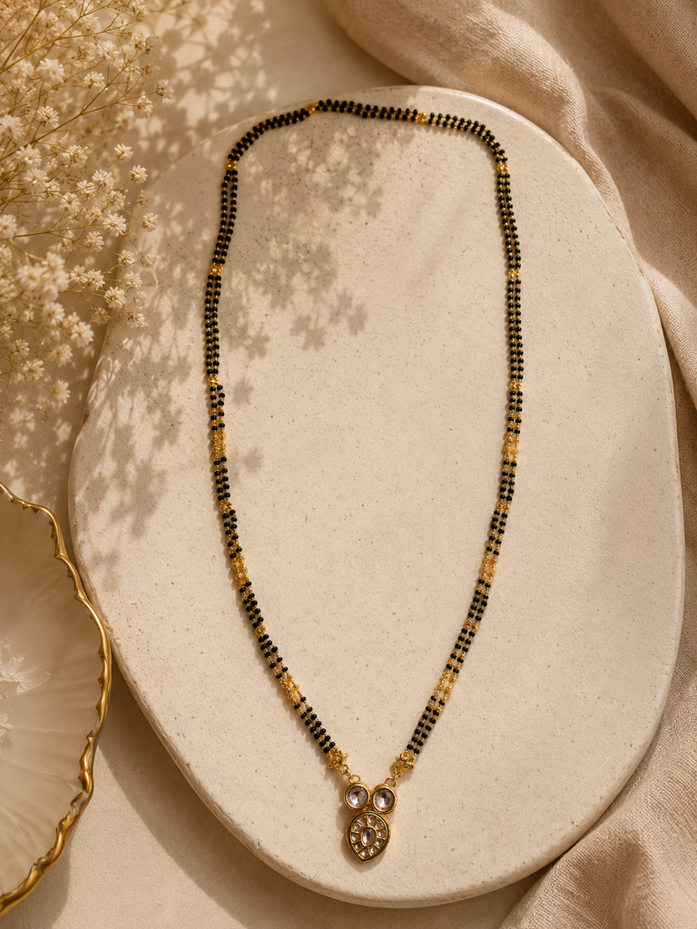 Royal Kundan Charm Mangalsutra