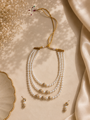 Royal Pearl Harmony Necklace Set