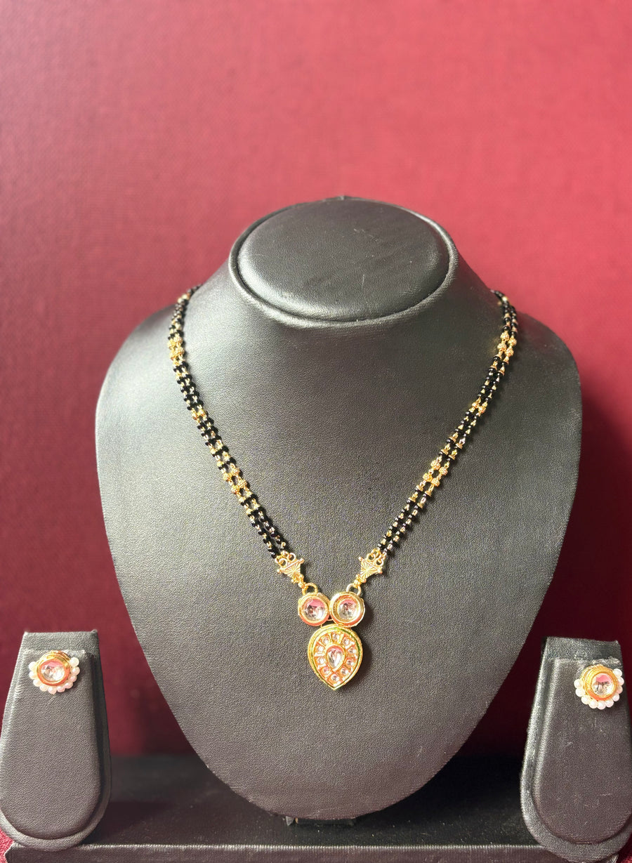 Oval Dual Tone Mangalsutra