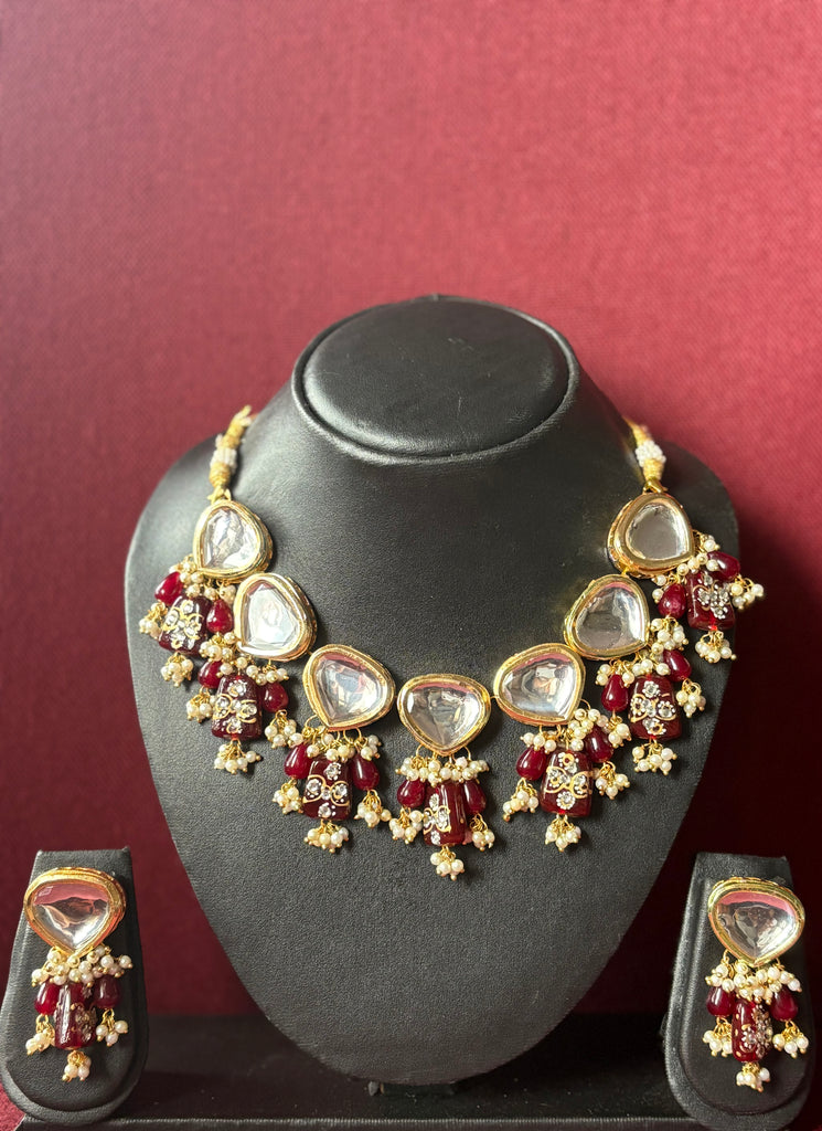 Red Kundan Jewellery