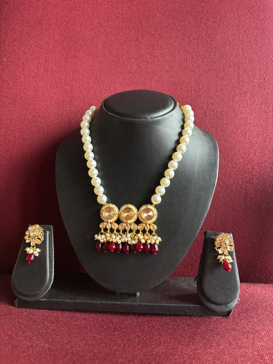 Kundan bead Necklace